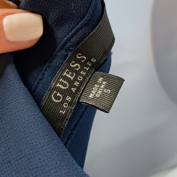 Sheer GUESS Blouse Size Small - Picture 7 of 7